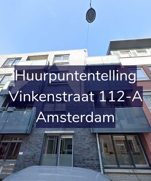 Foto gevel Huurpuntentelling voor Vinkenstraat 112-A, Amsterdam