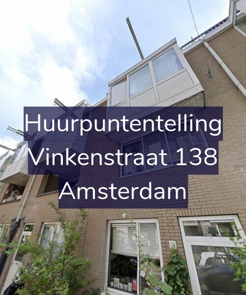 Foto gevel Huurpuntentelling voor Vinkenstraat 138, Amsterdam