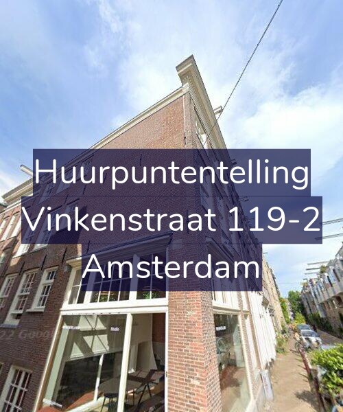 Foto gevel Huurpuntentelling voor Vinkenstraat 119-2, Amsterdam