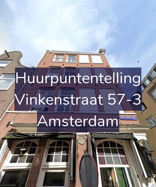 Foto gevel Huurpuntentelling voor Vinkenstraat 57-3, Amsterdam