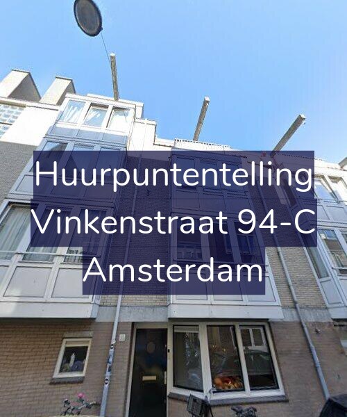 Foto gevel Huurpuntentelling voor Vinkenstraat 94-C, Amsterdam