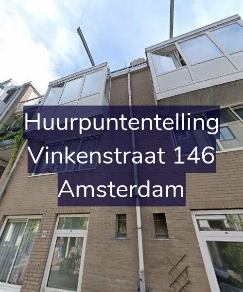 Foto gevel Huurpuntentelling voor Vinkenstraat 146, Amsterdam