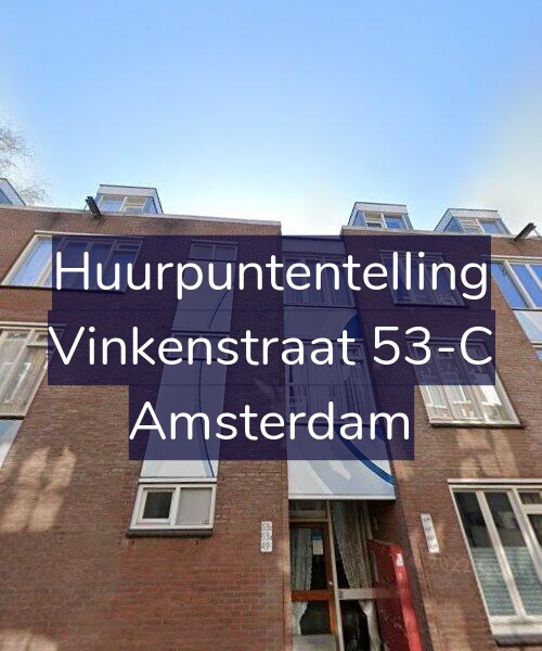 Foto gevel Huurpuntentelling voor Vinkenstraat 53-C, Amsterdam