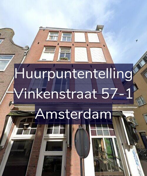 Foto gevel Huurpuntentelling voor Vinkenstraat 57-1, Amsterdam