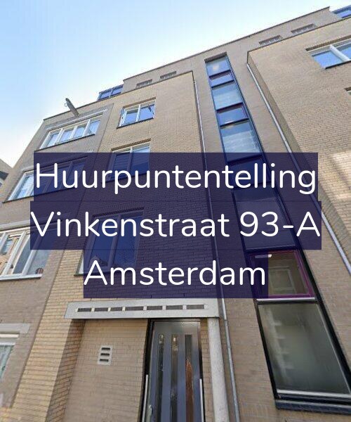 Foto gevel Huurpuntentelling voor Vinkenstraat 93-A, Amsterdam