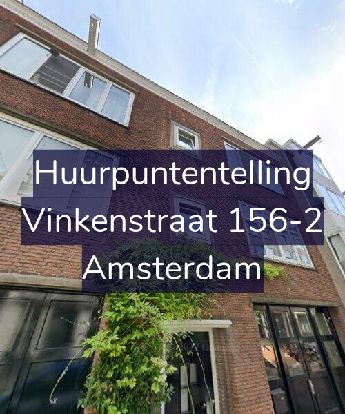 Foto gevel Huurpuntentelling voor Vinkenstraat 156-2, Amsterdam