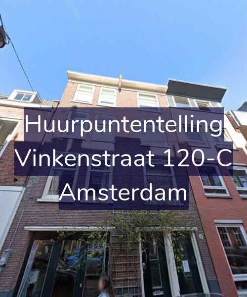 Foto gevel Huurpuntentelling voor Vinkenstraat 120-C, Amsterdam