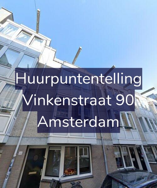 Foto gevel Huurpuntentelling voor Vinkenstraat 90, Amsterdam