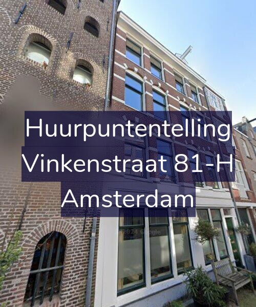 Foto gevel Huurpuntentelling voor Vinkenstraat 81-H, Amsterdam