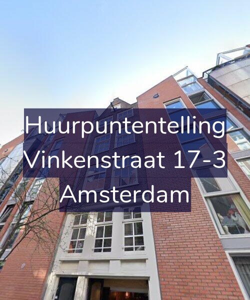 Foto gevel Huurpuntentelling voor Vinkenstraat 17-3, Amsterdam