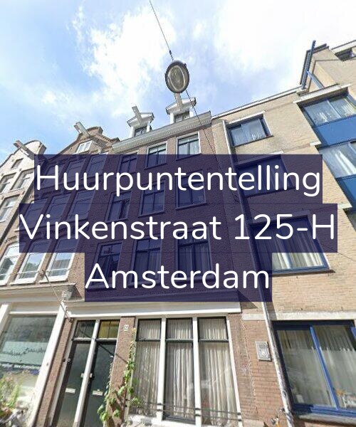 Foto gevel Huurpuntentelling voor Vinkenstraat 125-H, Amsterdam