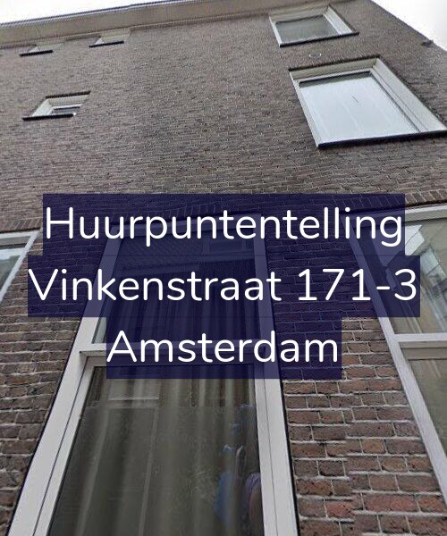 Foto gevel Huurpuntentelling voor Vinkenstraat 171-3, Amsterdam