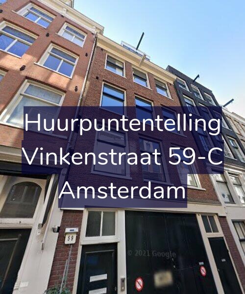 Foto gevel Huurpuntentelling voor Vinkenstraat 59-C, Amsterdam