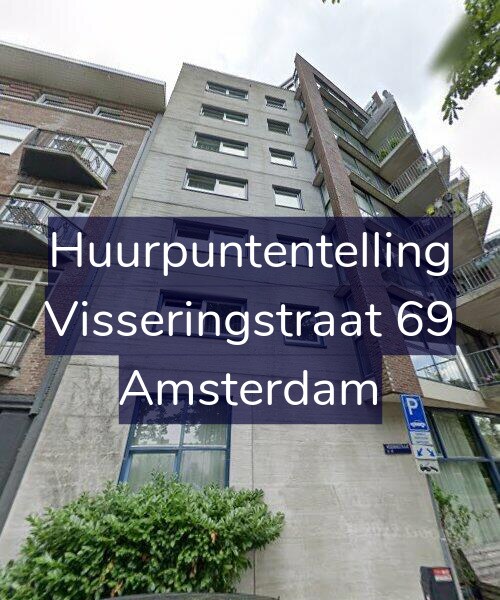 Foto gevel Huurpuntentelling voor Visseringstraat 69, Amsterdam