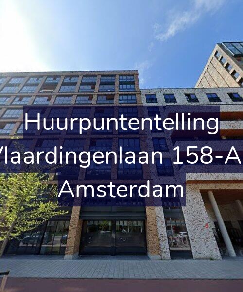 Foto gevel Huurpuntentelling voor Vlaardingenlaan 158-A9, Amsterdam