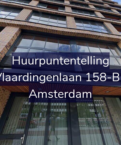 Foto gevel Huurpuntentelling voor Vlaardingenlaan 158-B7, Amsterdam