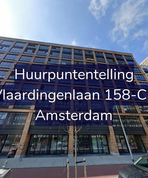 Foto gevel Huurpuntentelling voor Vlaardingenlaan 158-C4, Amsterdam