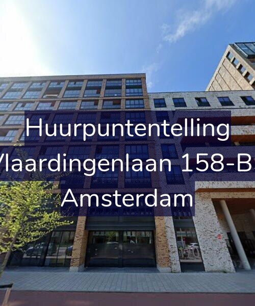Foto gevel Huurpuntentelling voor Vlaardingenlaan 158-B9, Amsterdam