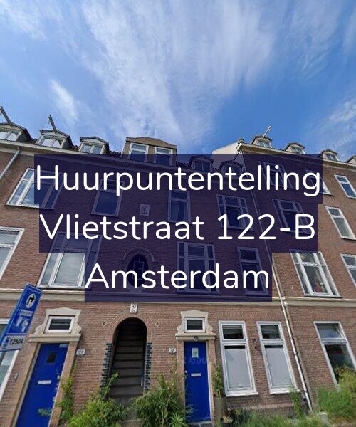 Foto gevel Huurpuntentelling voor Vlietstraat 122-B, Amsterdam