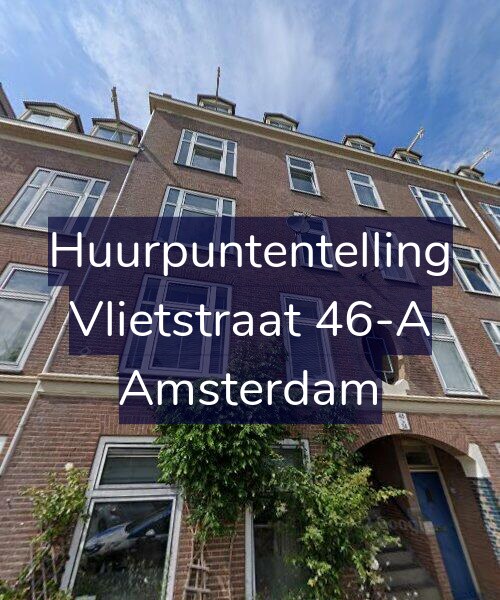 Foto gevel Huurpuntentelling voor Vlietstraat 46-A, Amsterdam