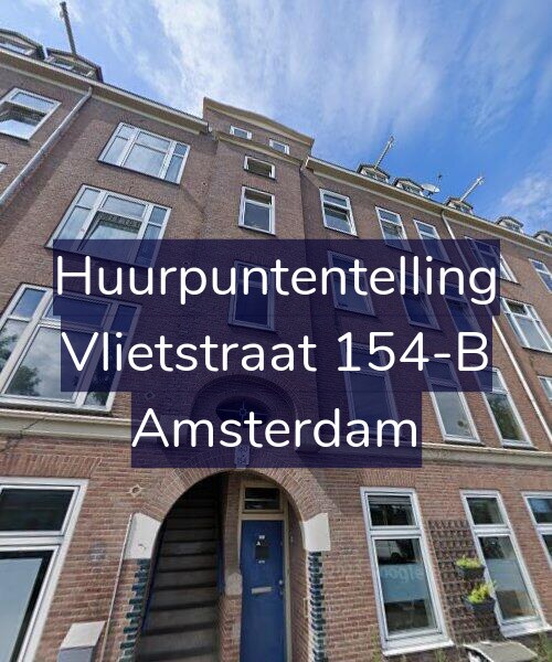 Foto gevel Huurpuntentelling voor Vlietstraat 154-B, Amsterdam