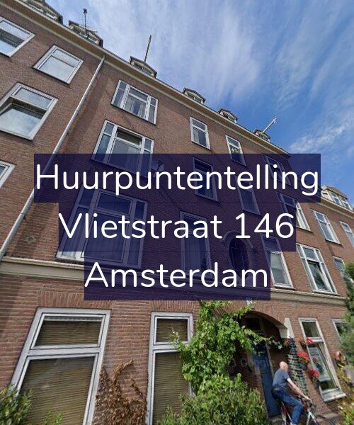 Foto gevel Huurpuntentelling voor Vlietstraat 146, Amsterdam