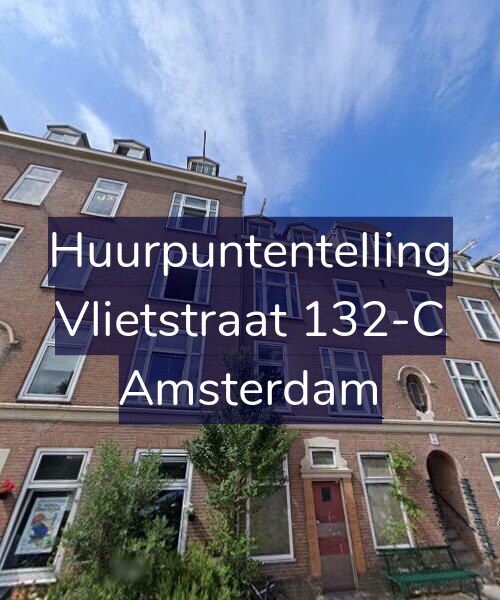 Foto gevel Huurpuntentelling voor Vlietstraat 132-C, Amsterdam