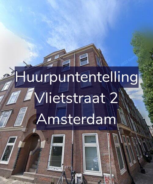 Foto gevel Huurpuntentelling voor Vlietstraat 2, Amsterdam