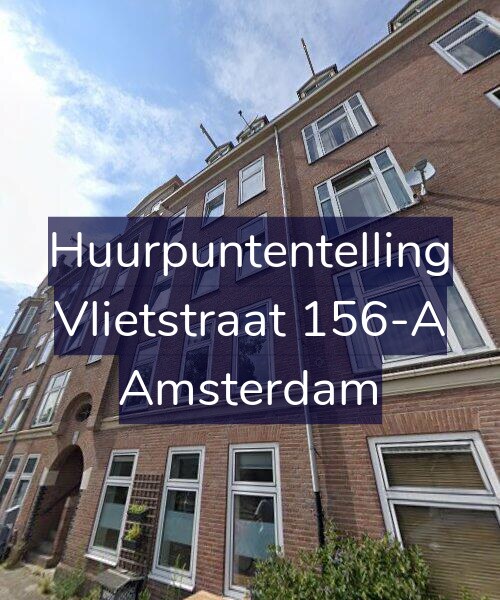 Foto gevel Huurpuntentelling voor Vlietstraat 156-A, Amsterdam