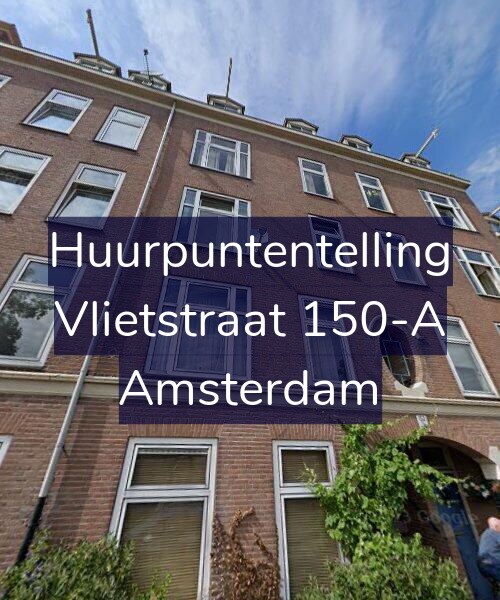 Foto gevel Huurpuntentelling voor Vlietstraat 150-A, Amsterdam