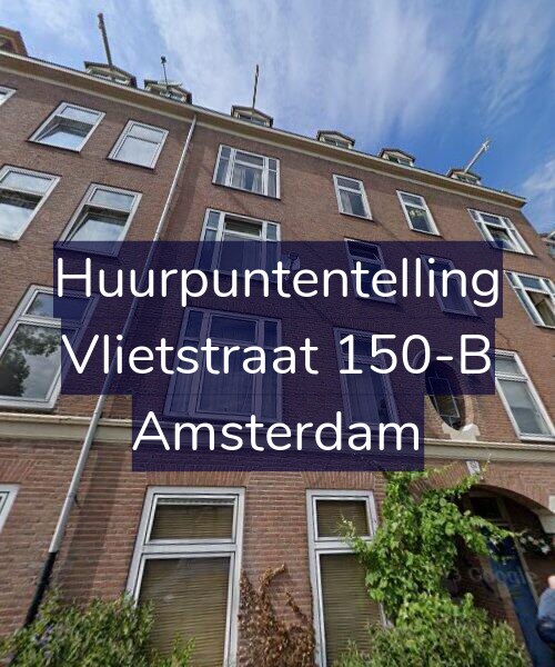 Foto gevel Huurpuntentelling voor Vlietstraat 150-B, Amsterdam