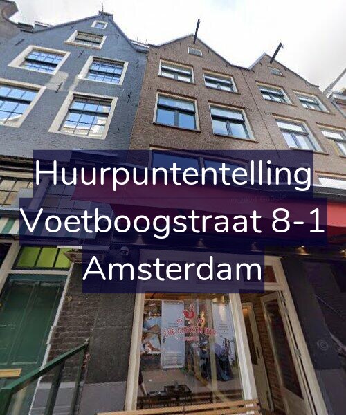 Foto gevel Huurpuntentelling voor Voetboogstraat 8-1, Amsterdam