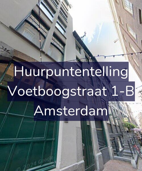 Foto gevel Huurpuntentelling voor Voetboogstraat 1-B, Amsterdam