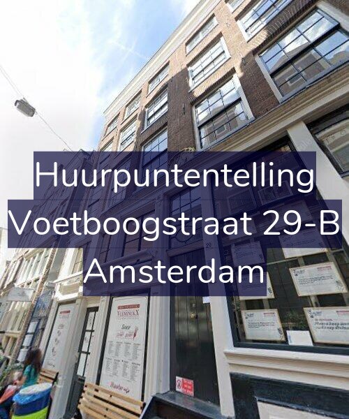 Foto gevel Huurpuntentelling voor Voetboogstraat 29-B, Amsterdam