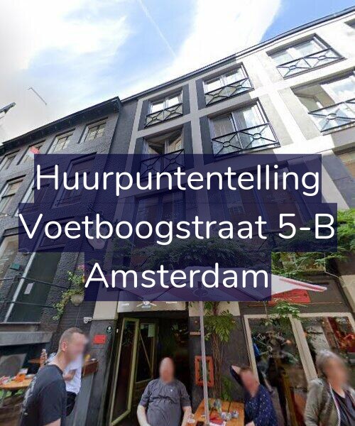 Foto gevel Huurpuntentelling voor Voetboogstraat 5-B, Amsterdam