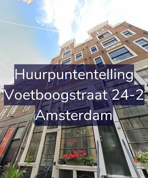 Foto gevel Huurpuntentelling voor Voetboogstraat 24-2, Amsterdam