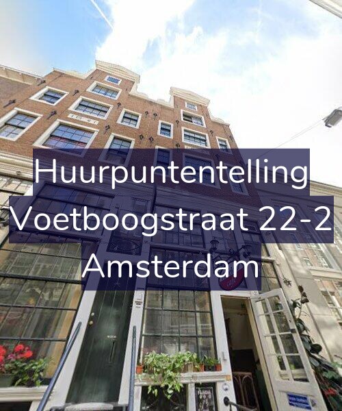 Foto gevel Huurpuntentelling voor Voetboogstraat 22-2, Amsterdam