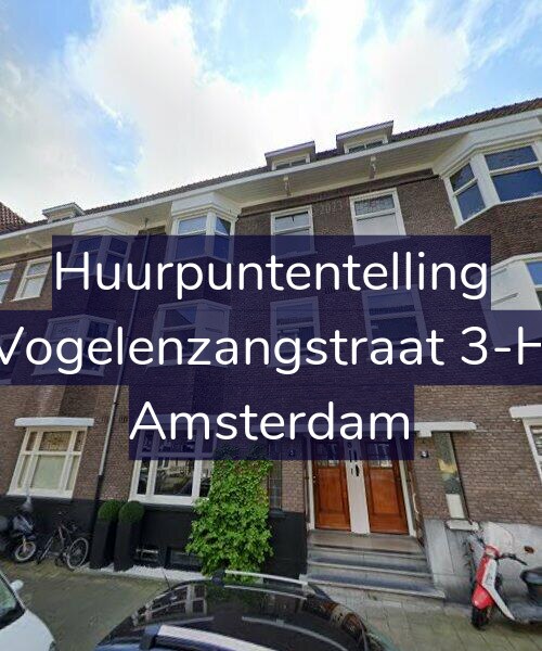 Foto gevel Huurpuntentelling voor Vogelenzangstraat 3-H, Amsterdam
