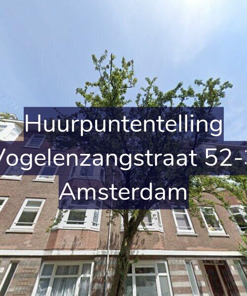 Foto gevel Huurpuntentelling voor Vogelenzangstraat 52-3, Amsterdam