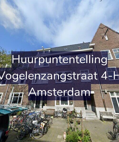 Foto gevel Huurpuntentelling voor Vogelenzangstraat 4-H, Amsterdam