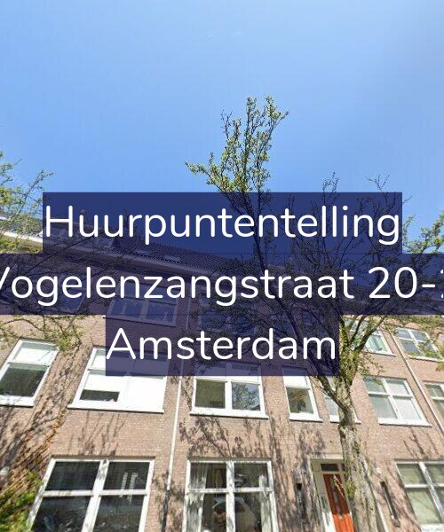 Foto gevel Huurpuntentelling voor Vogelenzangstraat 20-2, Amsterdam