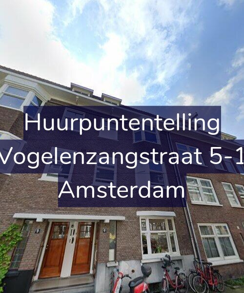 Foto gevel Huurpuntentelling voor Vogelenzangstraat 5-1, Amsterdam