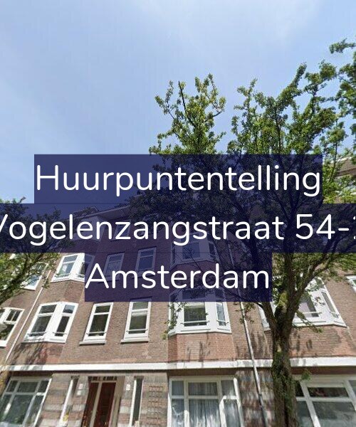 Foto gevel Huurpuntentelling voor Vogelenzangstraat 54-2, Amsterdam