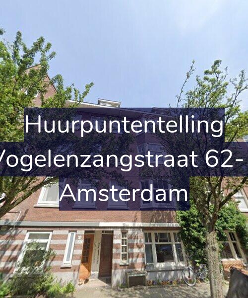 Foto gevel Huurpuntentelling voor Vogelenzangstraat 62-1, Amsterdam
