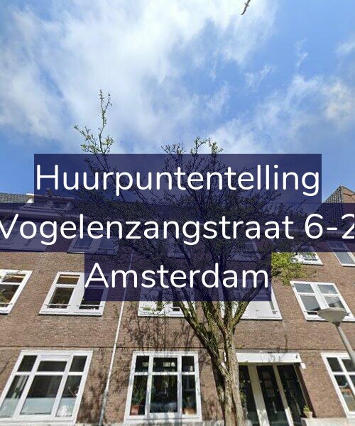 Foto gevel Huurpuntentelling voor Vogelenzangstraat 6-2, Amsterdam