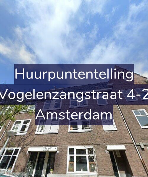 Foto gevel Huurpuntentelling voor Vogelenzangstraat 4-2, Amsterdam