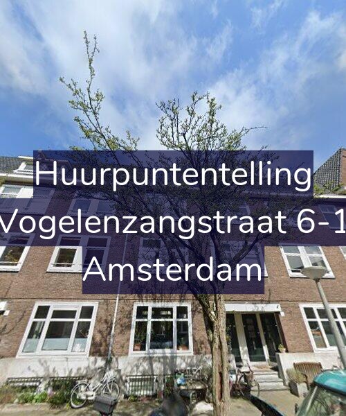 Foto gevel Huurpuntentelling voor Vogelenzangstraat 6-1, Amsterdam