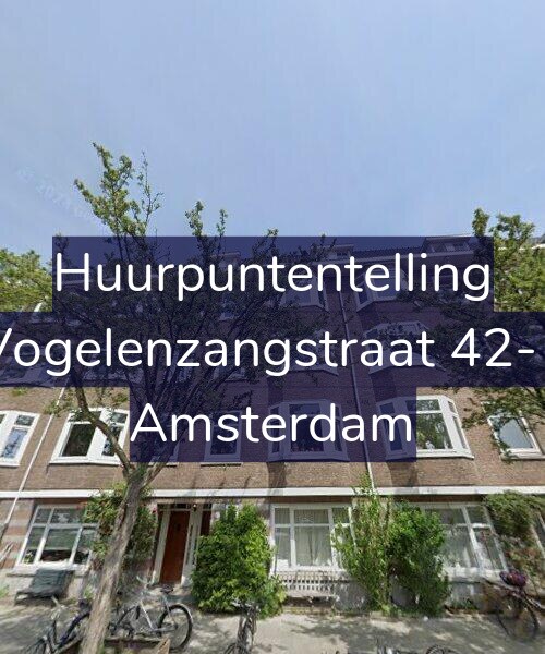 Foto gevel Huurpuntentelling voor Vogelenzangstraat 42-1, Amsterdam