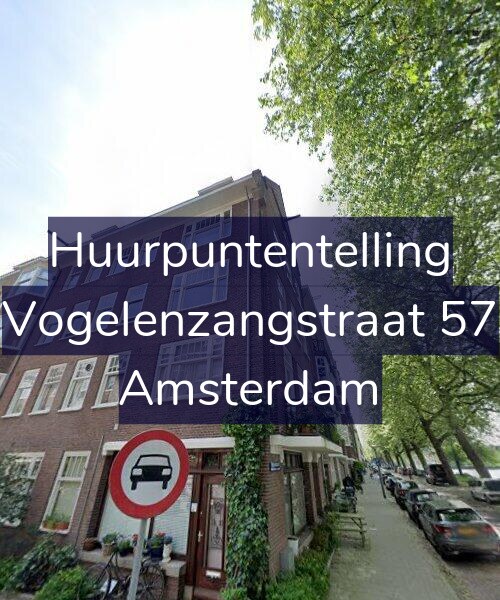 Foto gevel Huurpuntentelling voor Vogelenzangstraat 57, Amsterdam