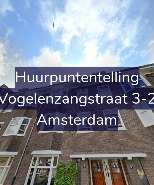 Foto gevel Huurpuntentelling voor Vogelenzangstraat 3-2, Amsterdam